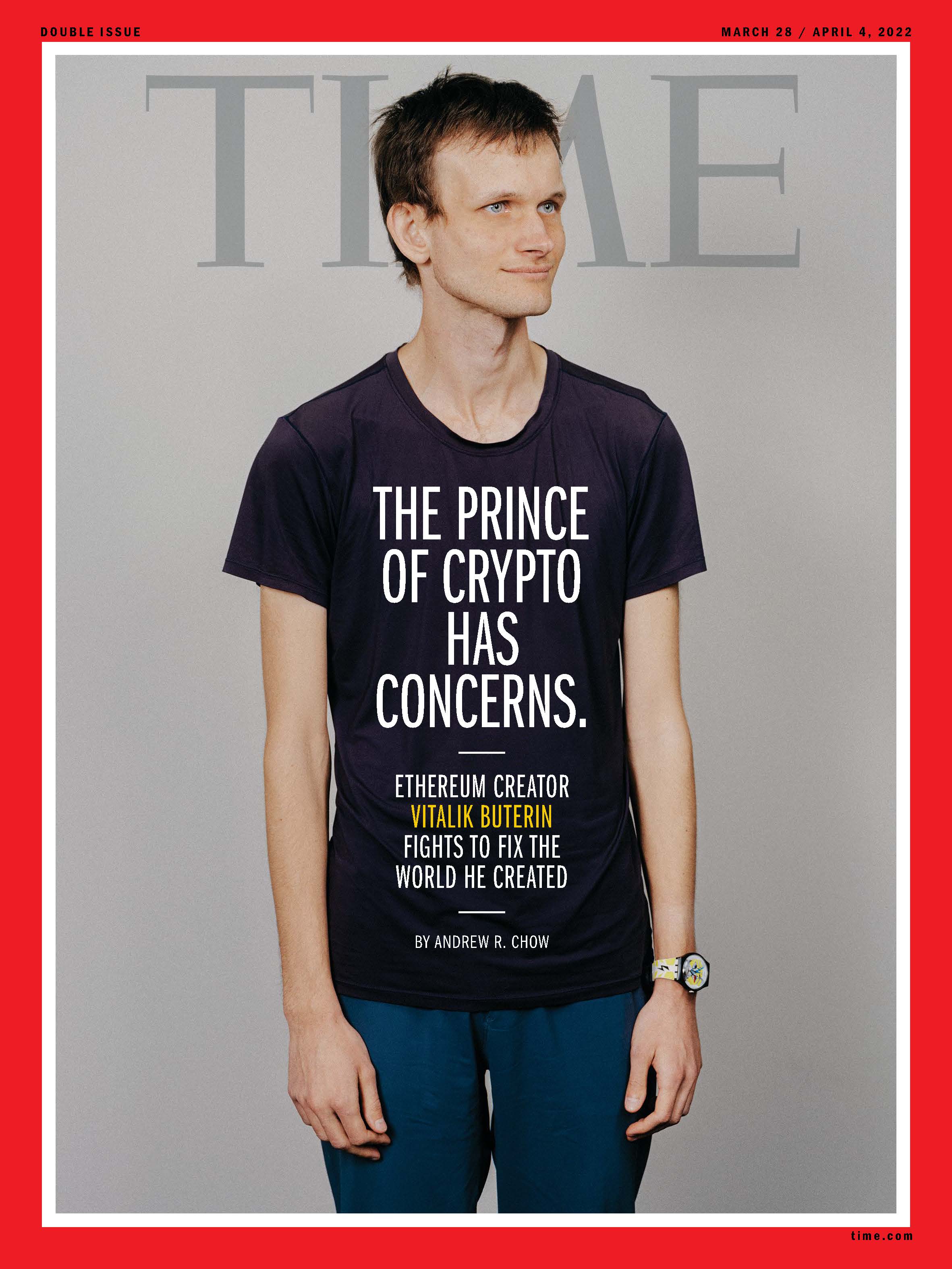 TIME: Issue 01 - Vitalik Buterin cover