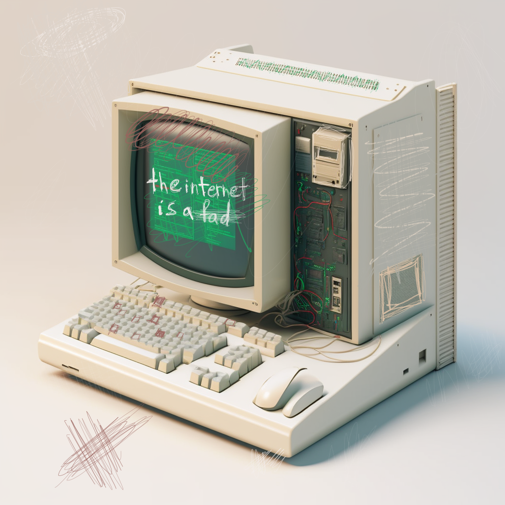 the internet is a fad cover