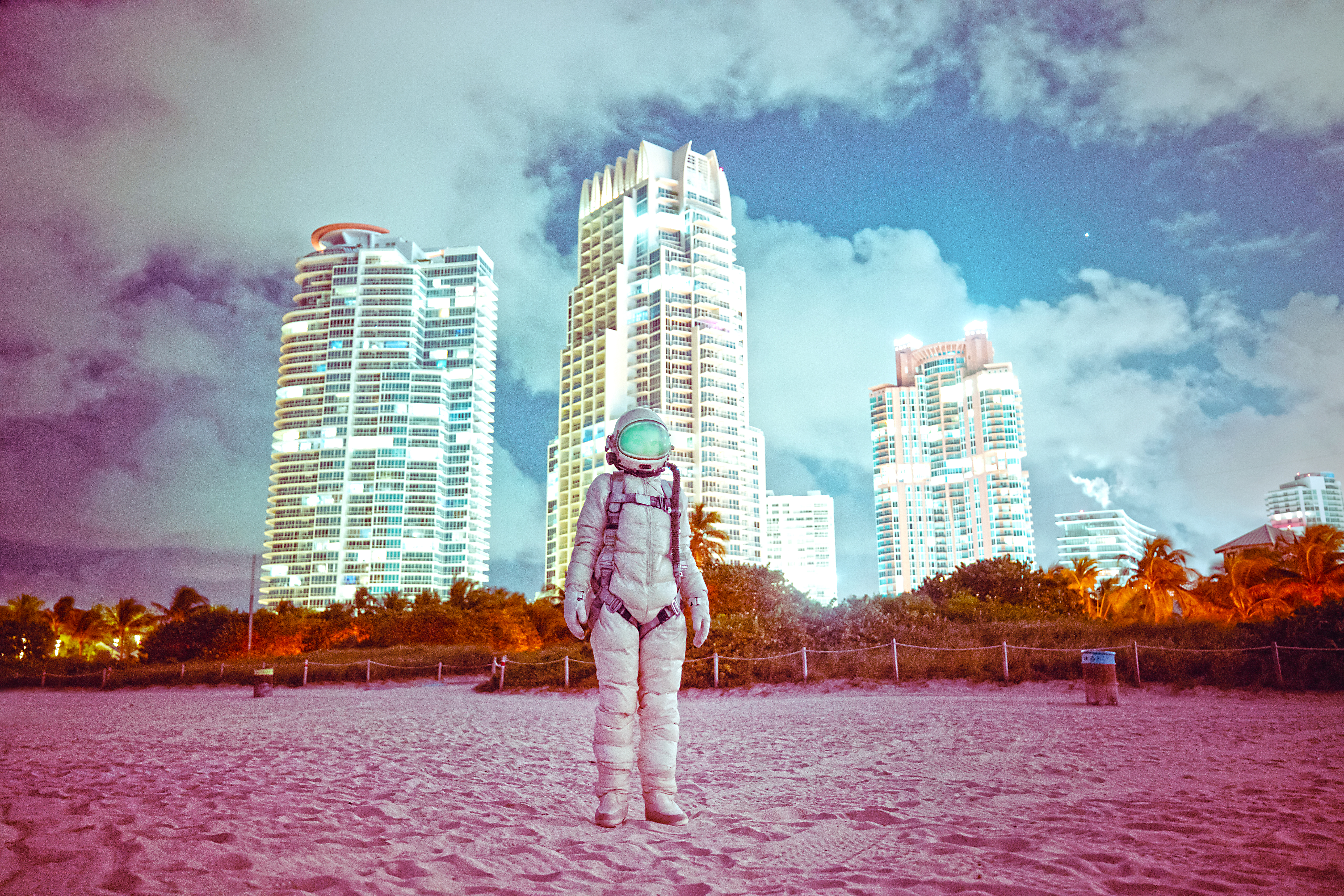 Midnight : Miami Skyline cover