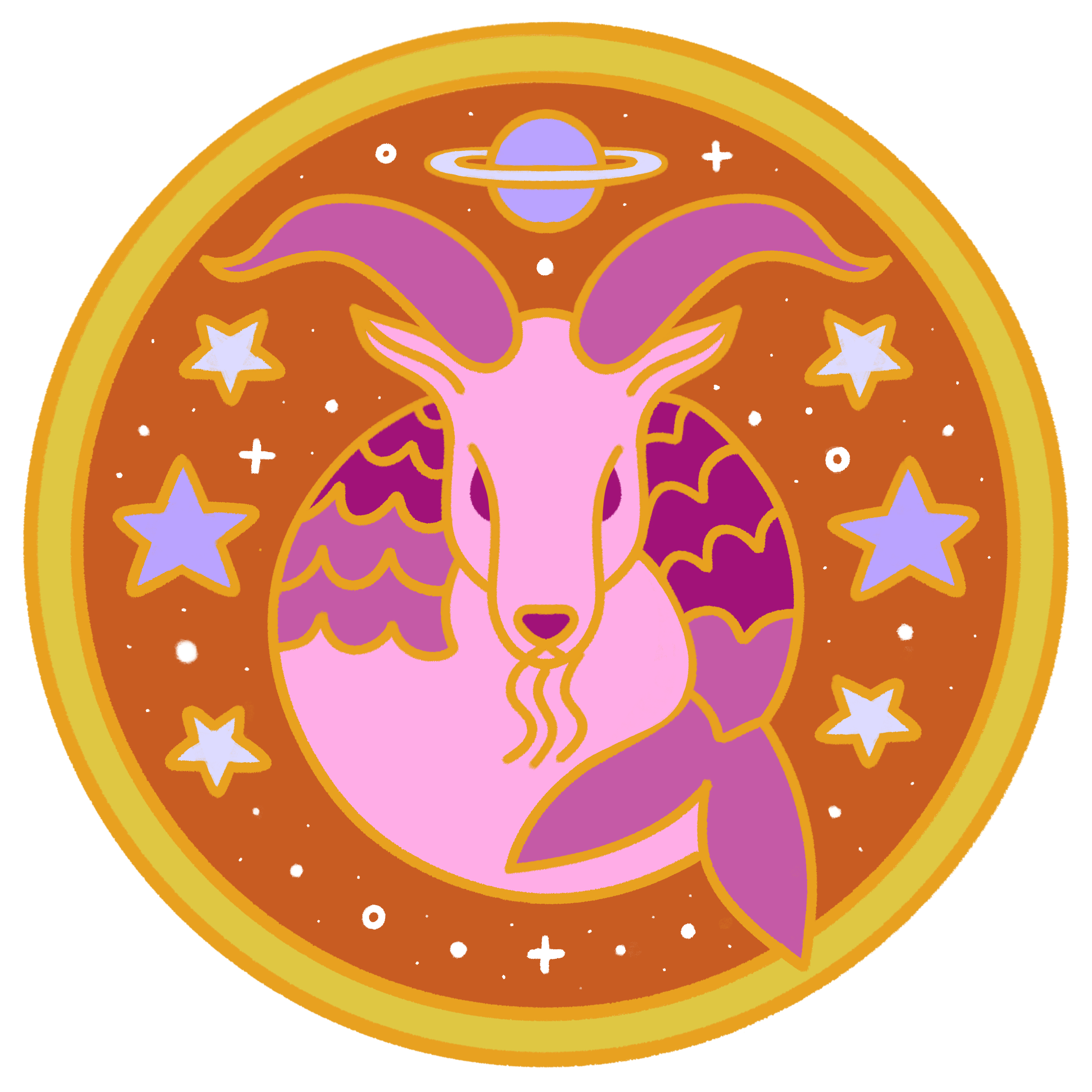 Capricorn Pin cover
