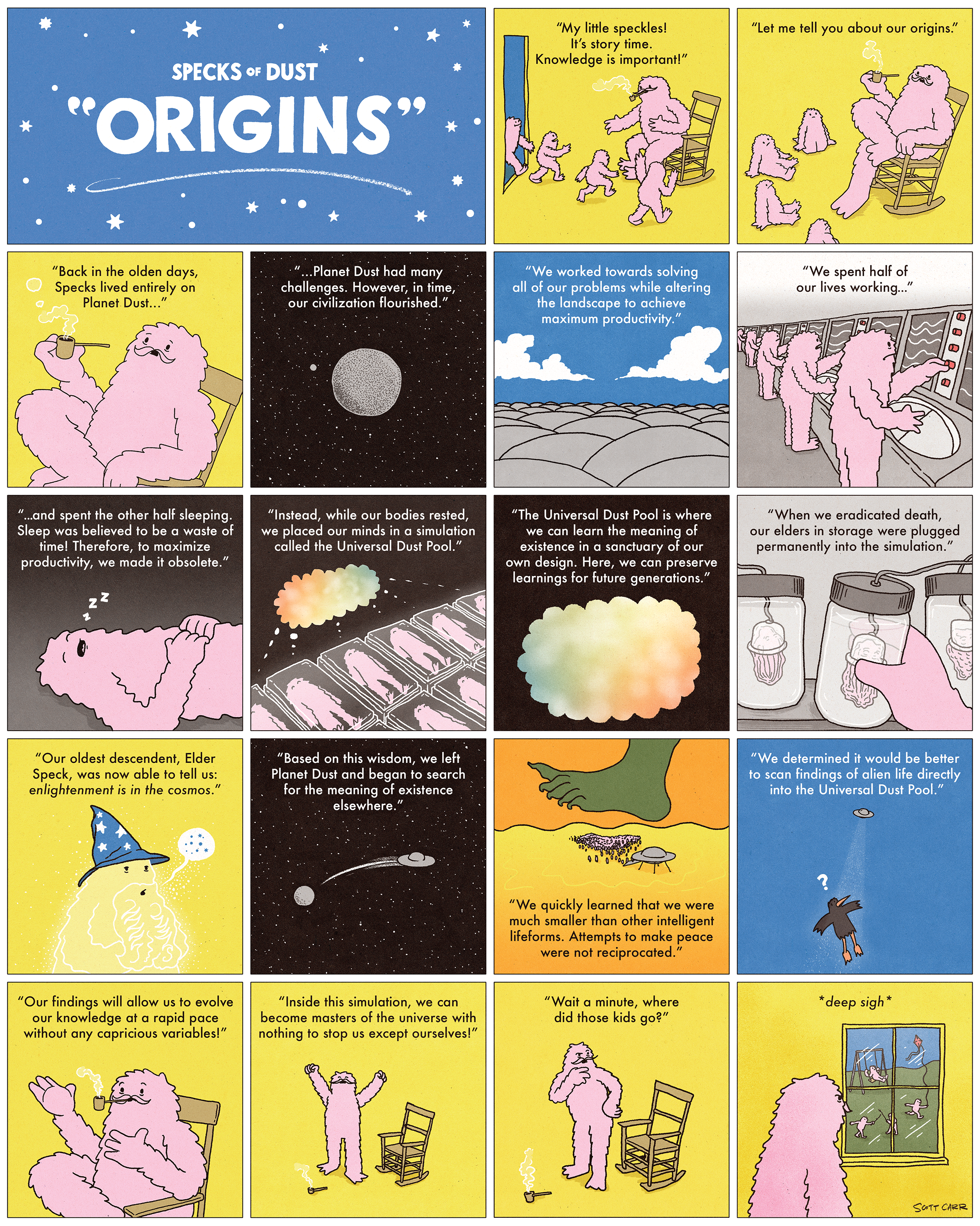 Specks of Dust: Origins Comic cover