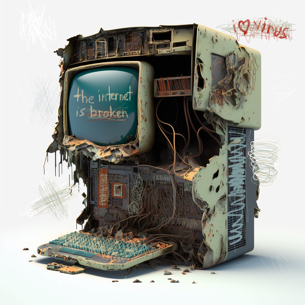 the internet is broken cover