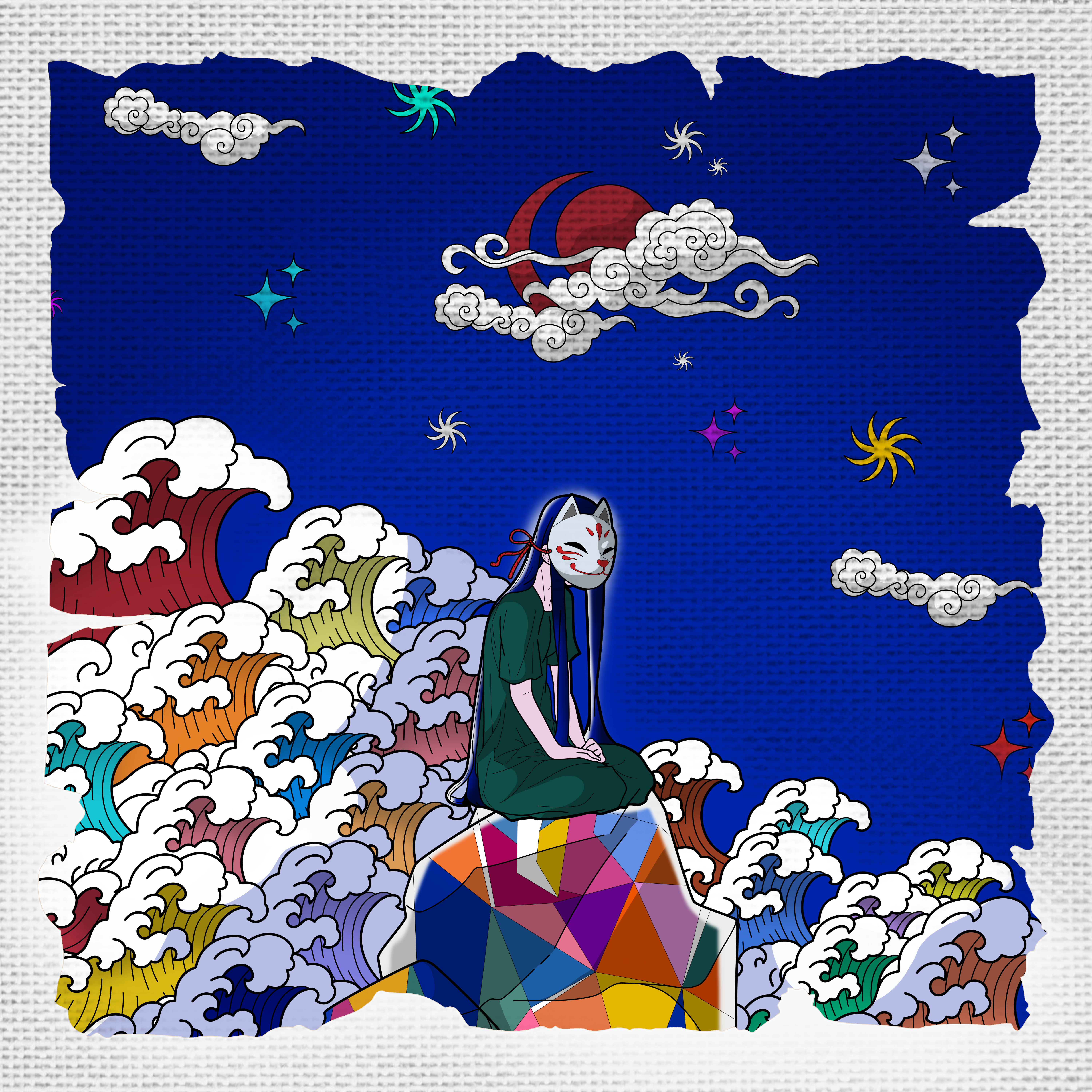 Waves Kitsune cover