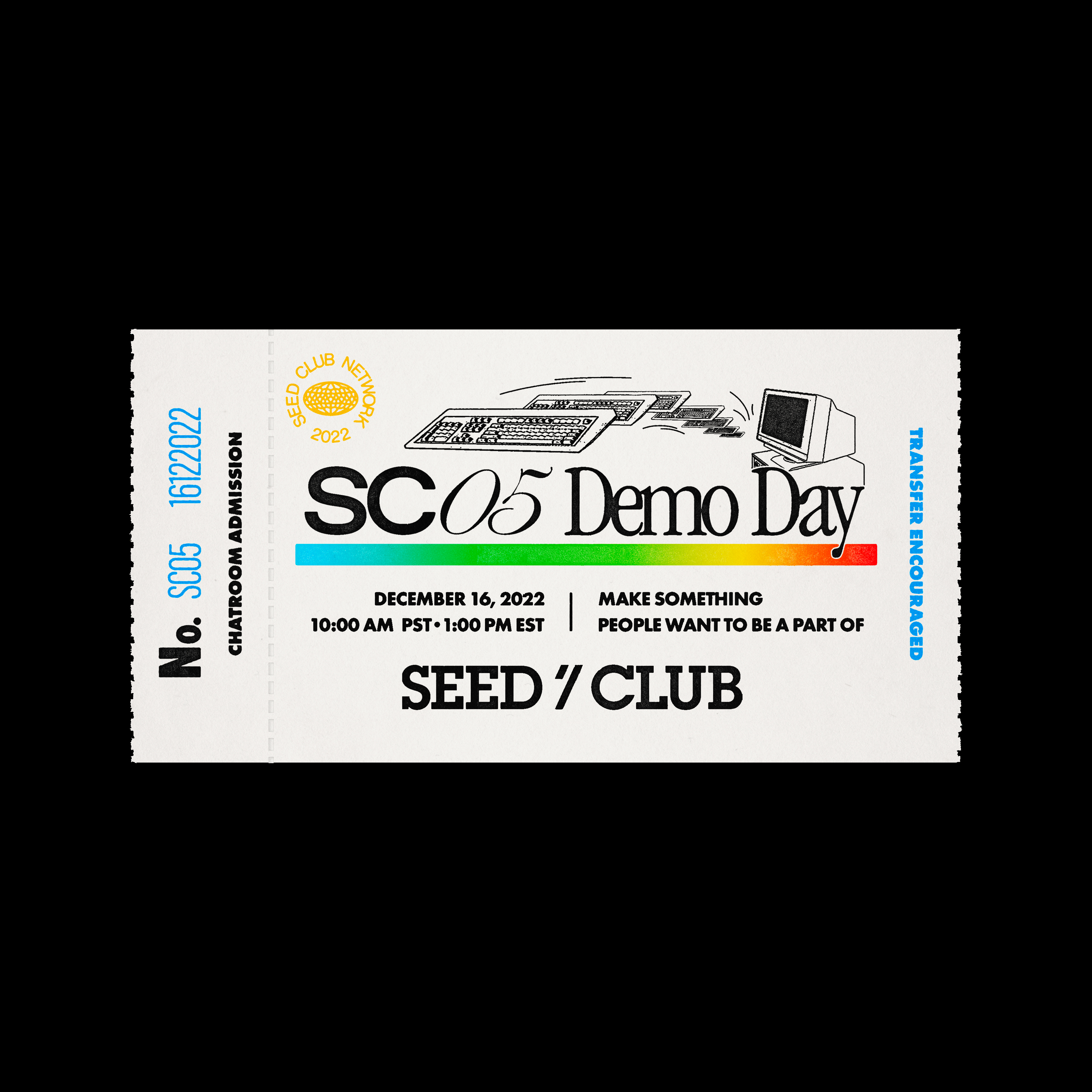 SC05 Demo Day Chat Room Admission cover