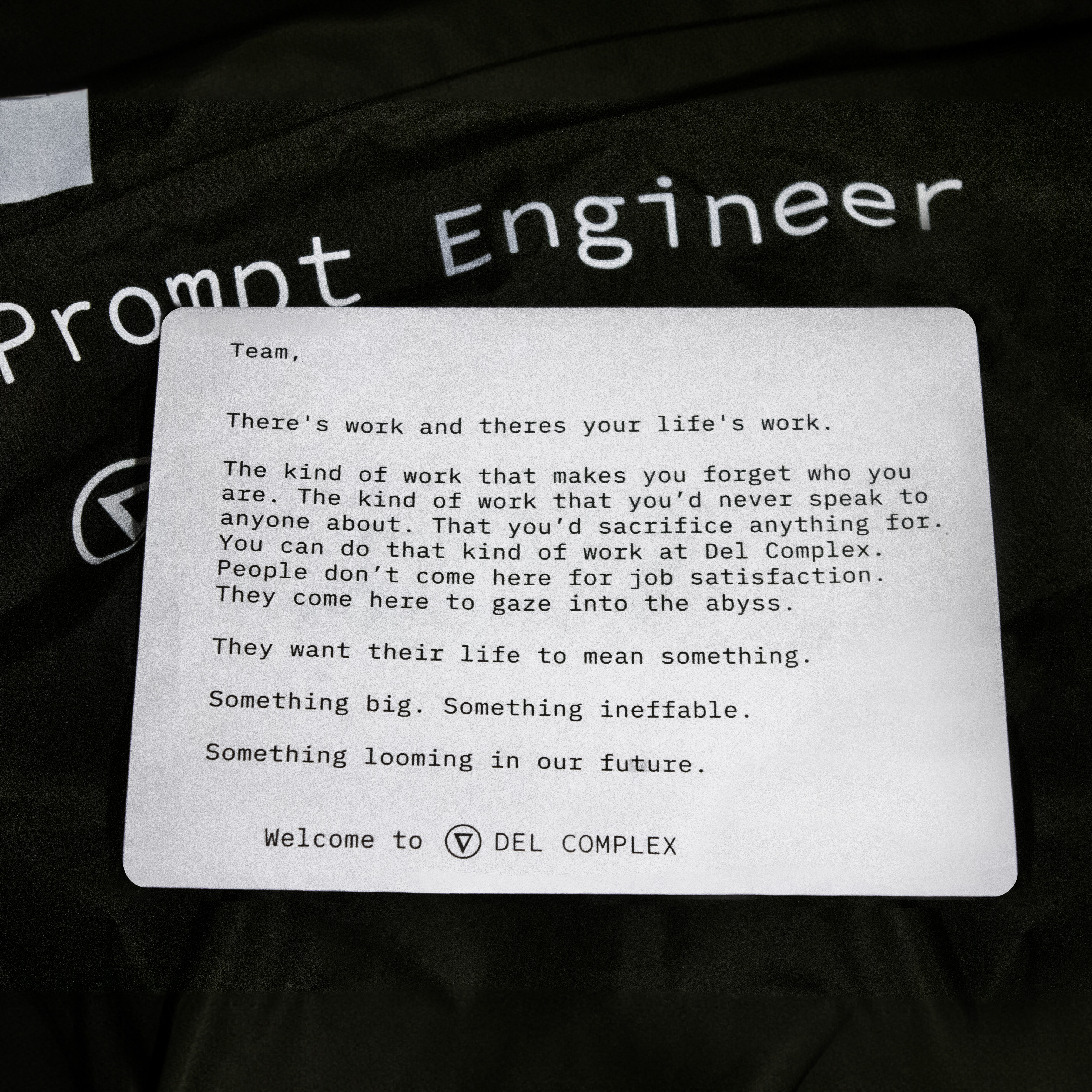 Software Engineering Welcome Letter cover