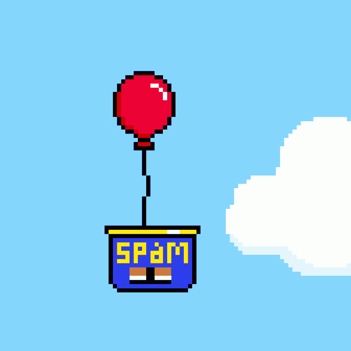 Rainbow SPAM Balloon cover