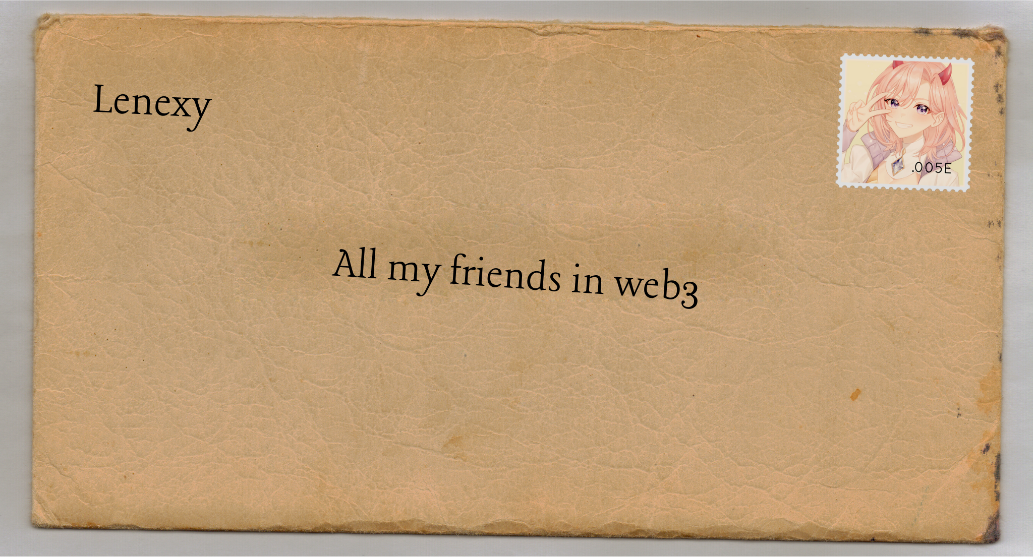 Envelope from Lenexy cover