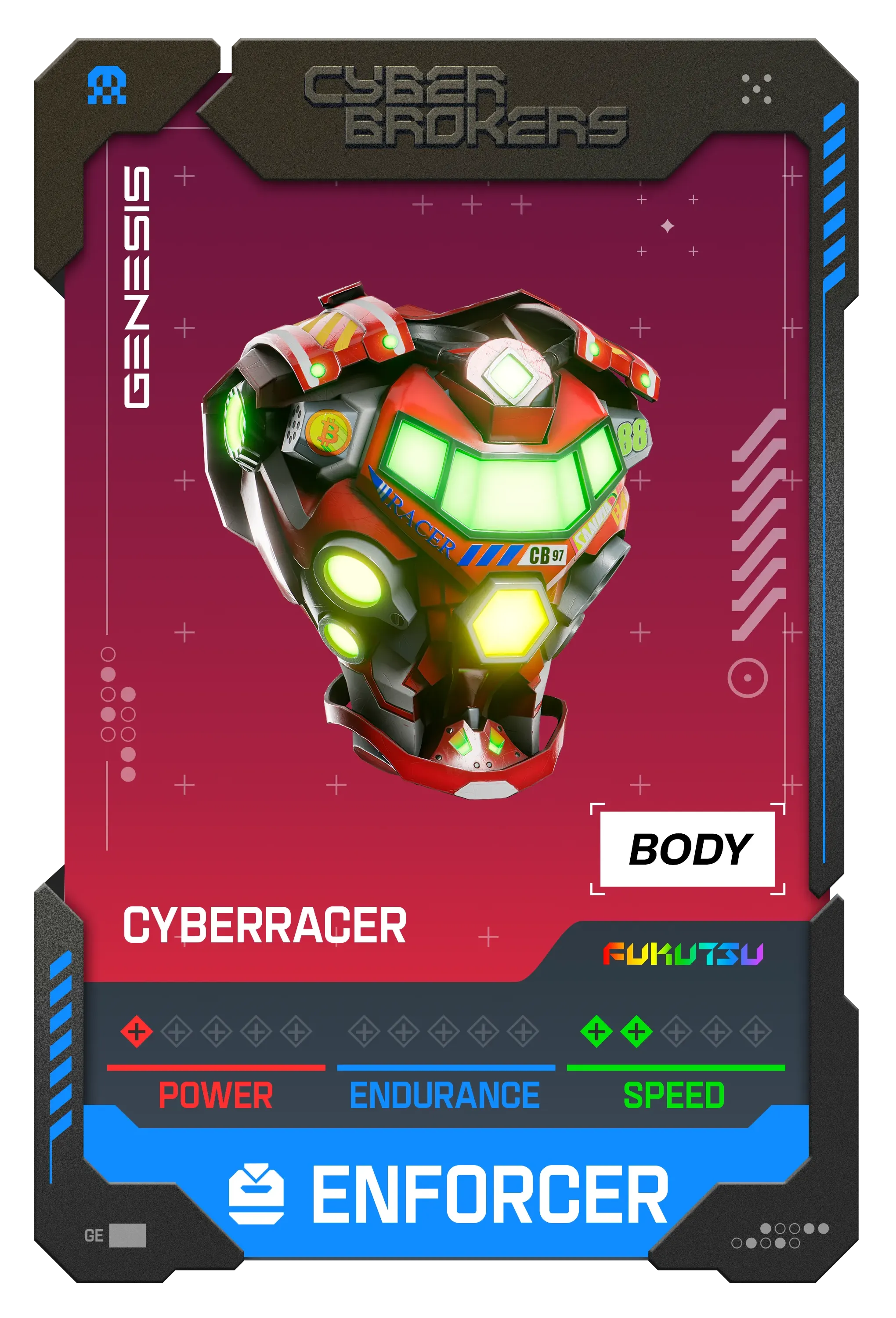 CyberRacer Enforcer Body  cover