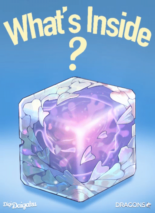 DigiDaigoku Dragon Eggs #6160 - Pre-Reveal cover