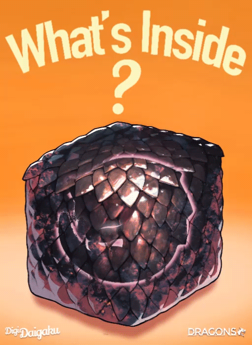 DigiDaigoku Dragon Eggs #6034 - Pre-Reveal cover