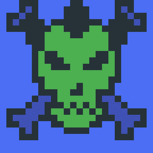 CryptoSkull #9801 cover