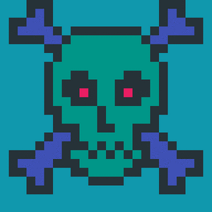 CryptoSkull #9807 cover