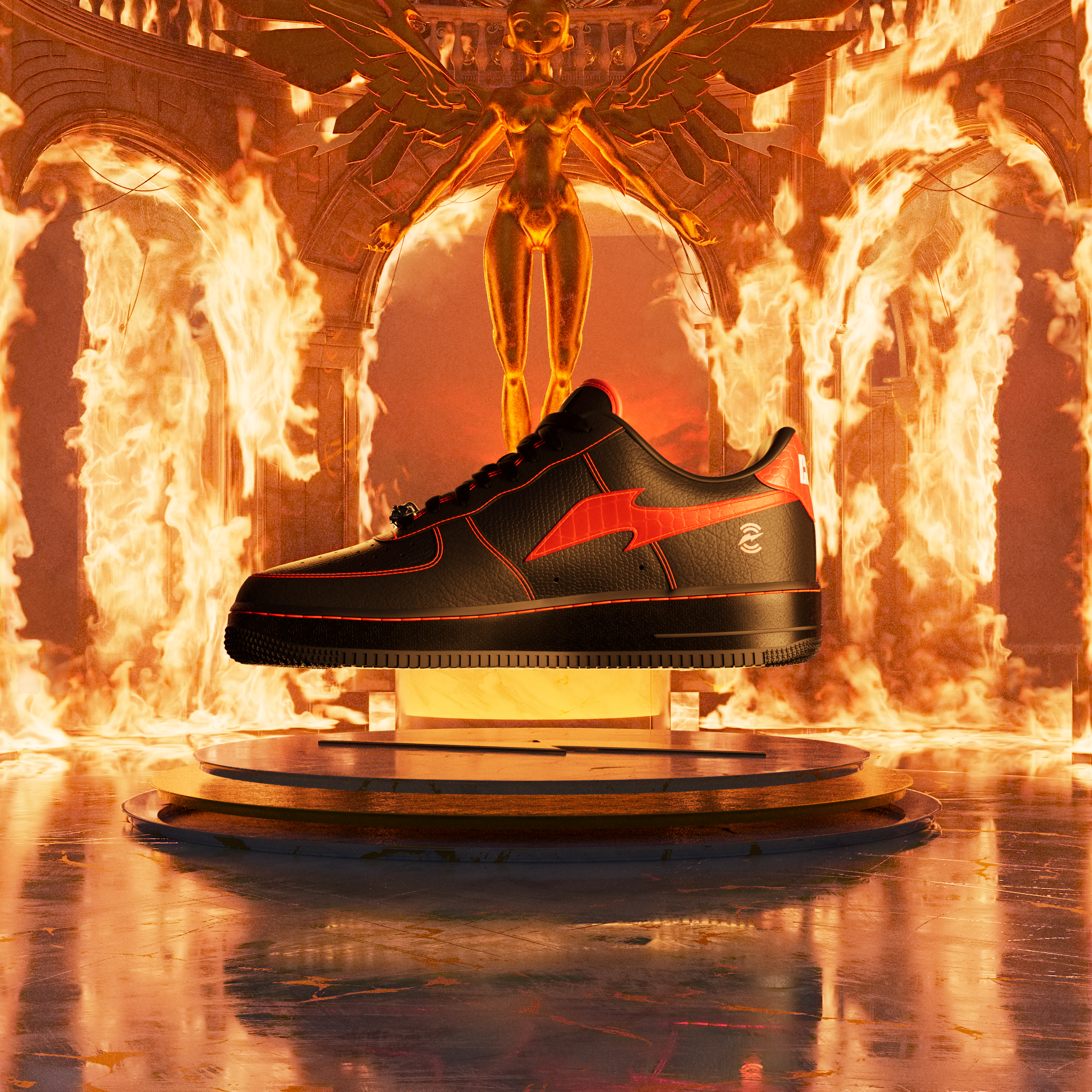 RTFKT x Nike Air Force 1 - Demon 😈 cover