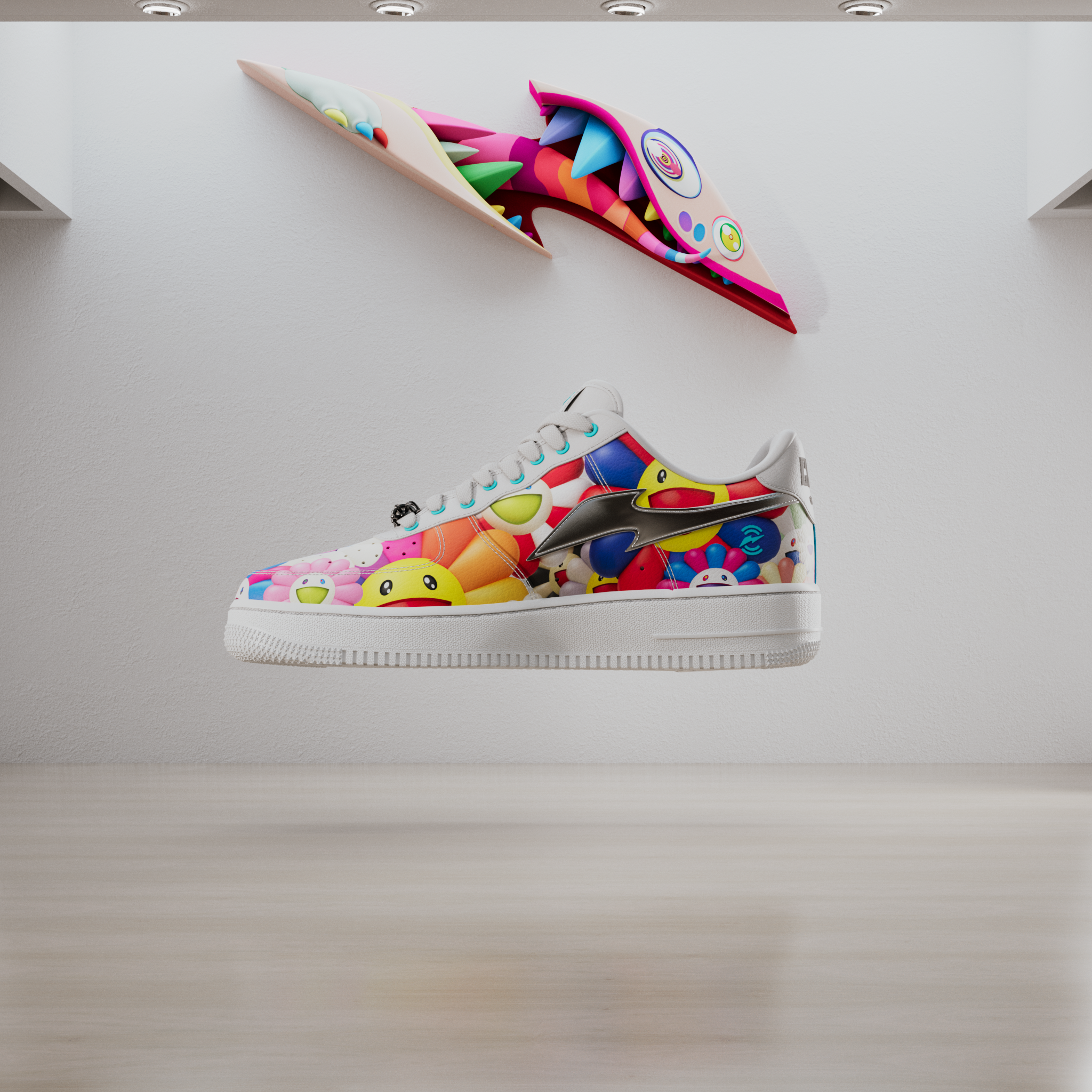 RTFKT x Nike Air Force 1 - Murakami Drip 🌸💧 cover