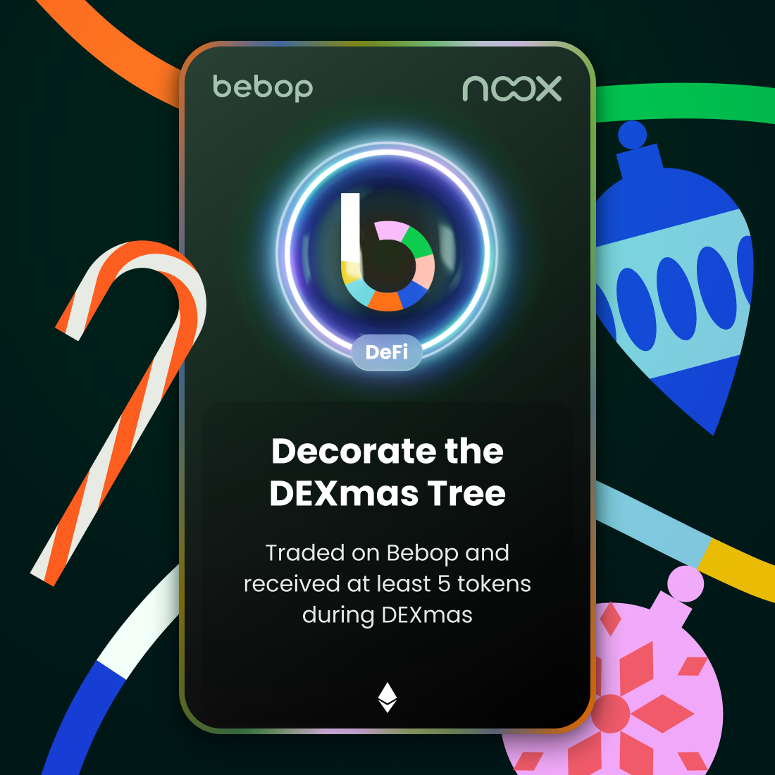 Decorate the DEXmas Tree cover