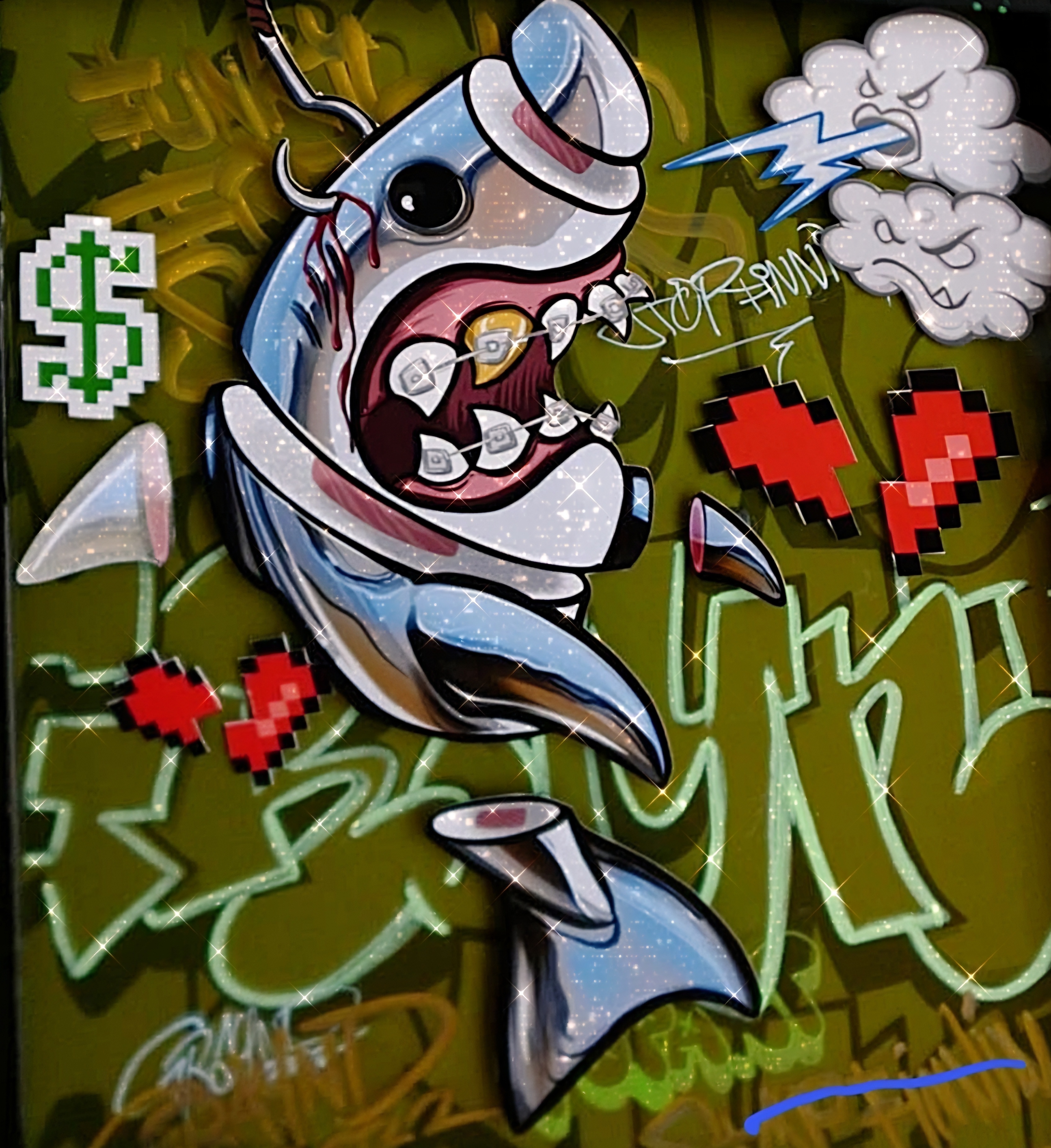 Funky fresh shark No1 cover