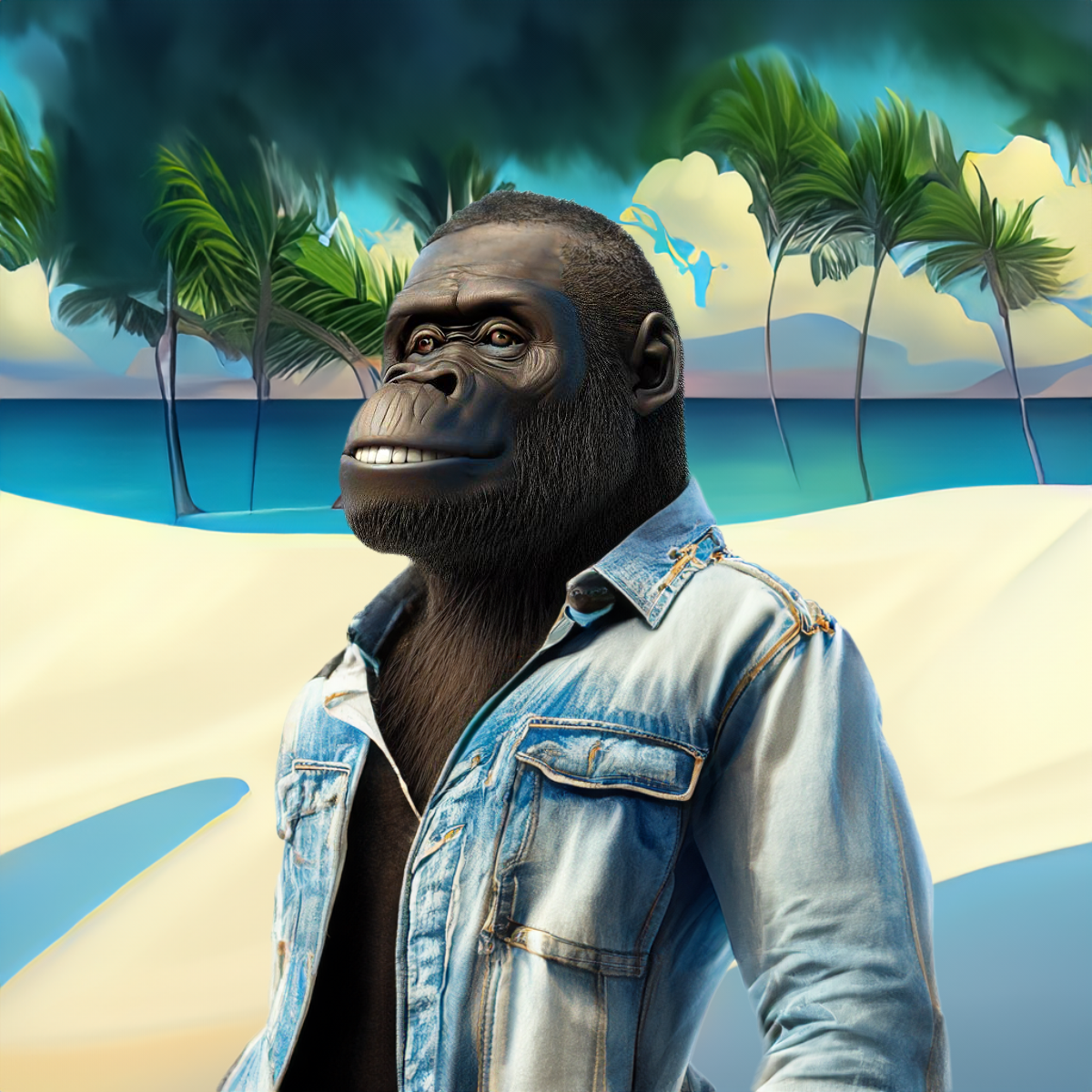 Destin Beach Ape Club #19 cover