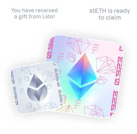 Visit stethprotocol.com to claim rewards cover
