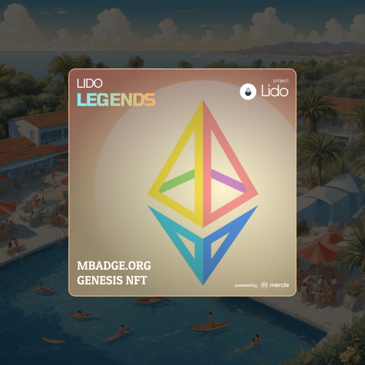MBADGE.ORG : LIDO LEGENDS cover