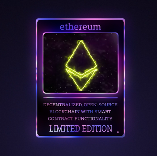 Ethereum Limited Edition Trading Card cover