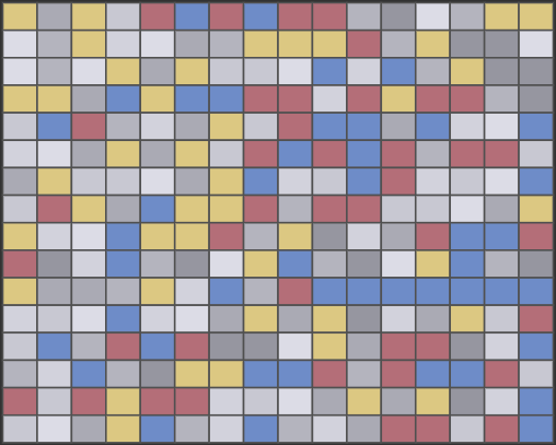 Composition with grid cover