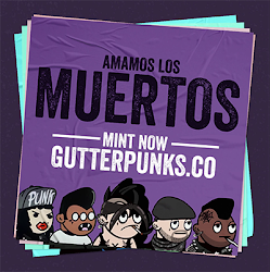 Gutter Punks Flyer - Los Muertos cover
