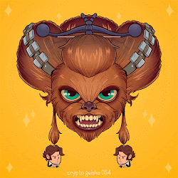 Crypto Geisha 054 - Chewie Geisha cover