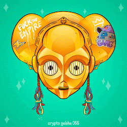 Crypto Geisha 055 - G-3PO cover