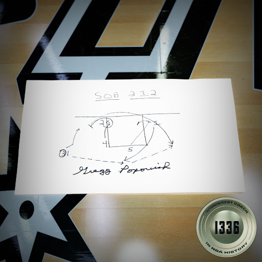 Side out of Bounds 212 x Throwback Spurs Wordmark cover
