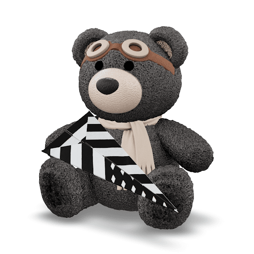 Paper Planes 3D Bear cover