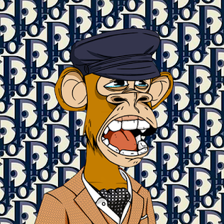 Bored Ape Yacht Club x DIOR #11 cover