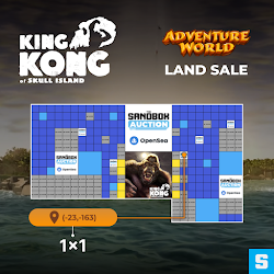LAND 1x1 [-23,-163] - King Kong of Skull Island LAND Sale cover
