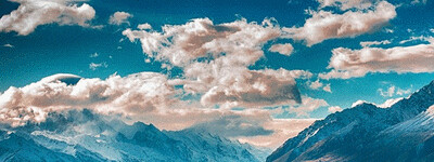 bathed in moonlight deep purple glacier, a