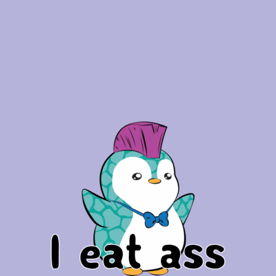 lil pudgy penguin eats ass