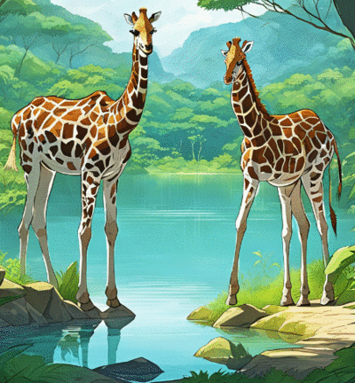 Sahara Giraffe