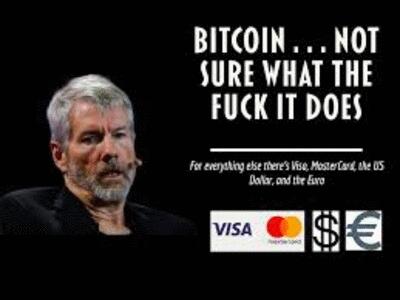 How does Michael Saylor pay for dinner?  Not BTC!