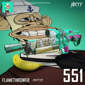 Ape Flamethrower #551 cover