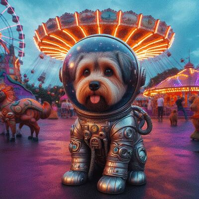 The space cadet dog