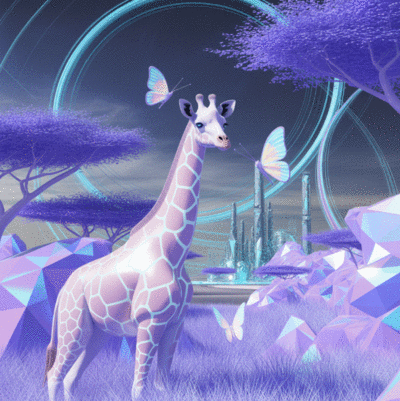 giraffe in the metaverse