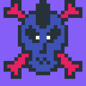 CryptoSkull #9737 cover